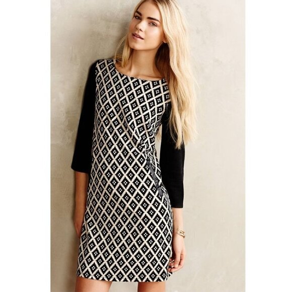 Thml Anthropologie Isadora Shift Mini Dress Size S - Picture 1 of 5